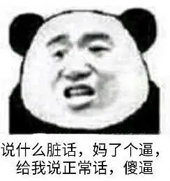 说什么脏话,妈了个逼给我说正常话,傻逼_傻逼_脏话_正常_什么表情