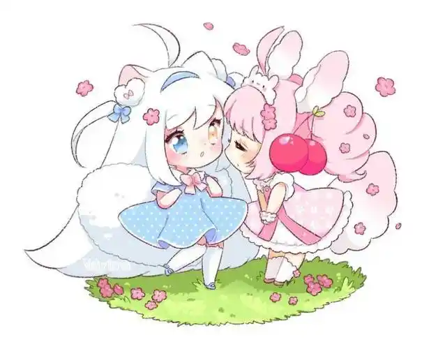 q版动漫我要做个可爱的姑娘不烦世事满心欢喜