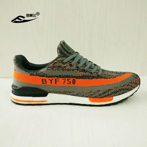 新品飞织运动休闲男鞋个性韩版潮流鞋时尚百搭透气鞋定做男鞋