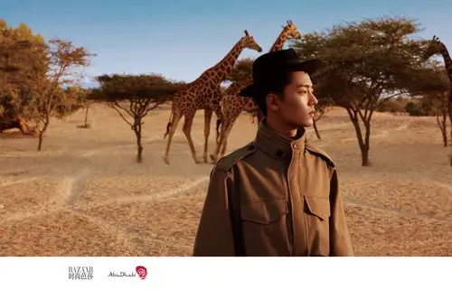 肖战《时尚芭莎》写真 无畏前行眼神犀利