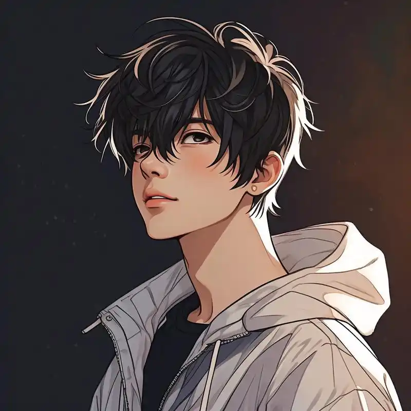 动漫风格,可爱呆萌的男生头像99