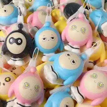 蛋仔捏捏乐站姿款解压慢回弹玩具手捏发泄球减压神器治愈玩具礼物