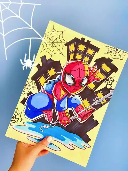 5小时适合:6-10岁#创意美术儿童画  #创意儿童画  #创意美术