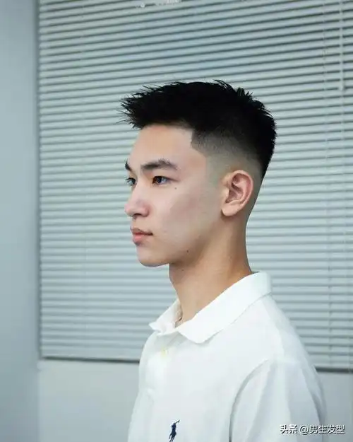 我又设计了一组男生的方块脸造型头像(大脸型适合什么样的发型图片男)