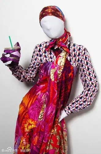 【转载】蒙面女(1)————国外多层丝巾蒙面