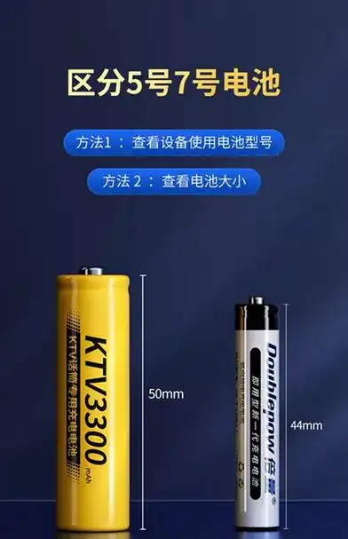 【倍量】5号7号碳性电池4节