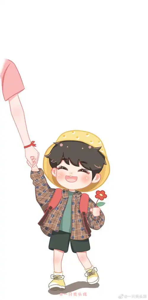 易烊千玺q版手绘