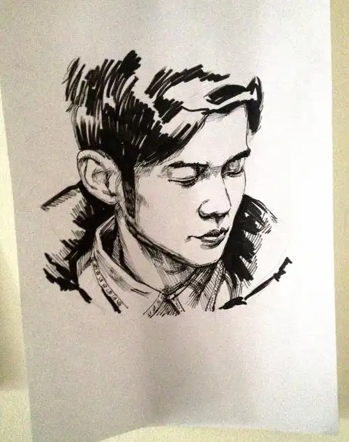 手绘《周杰伦》