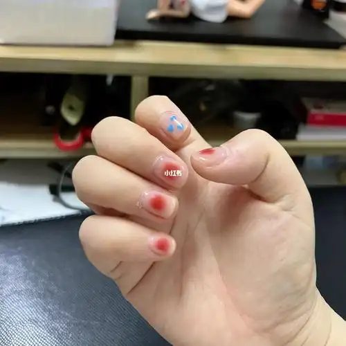适合小胖手的短指甲美甲