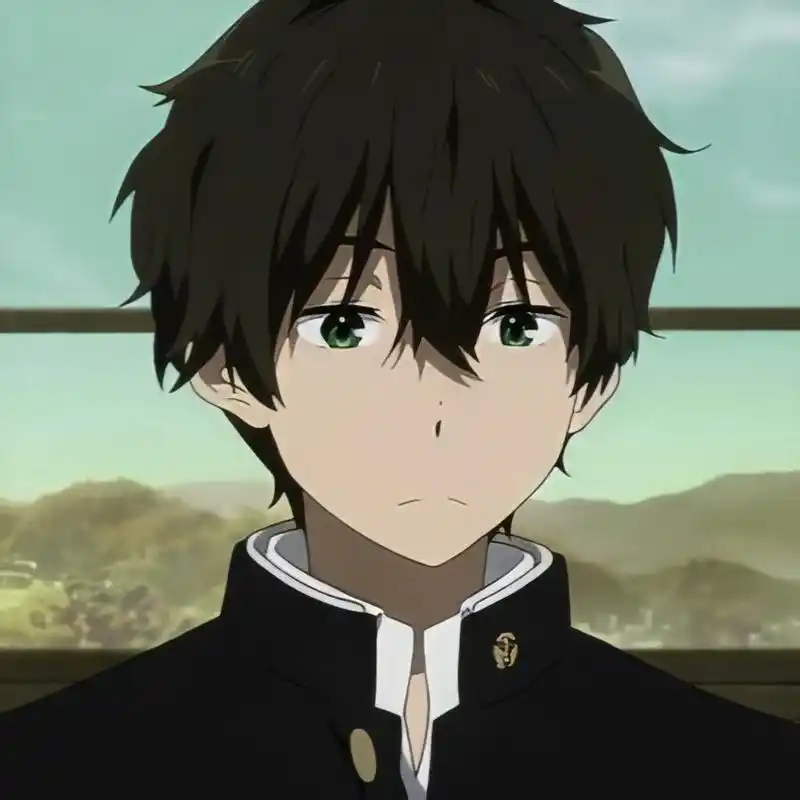 「第84期」动漫男头:冰菓折木奉太郎无水印男生头像