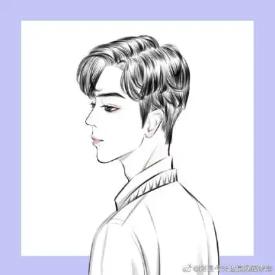 肖战手绘饭绘漫画