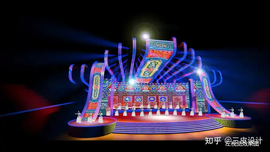 雪顿节开幕式舞美设计