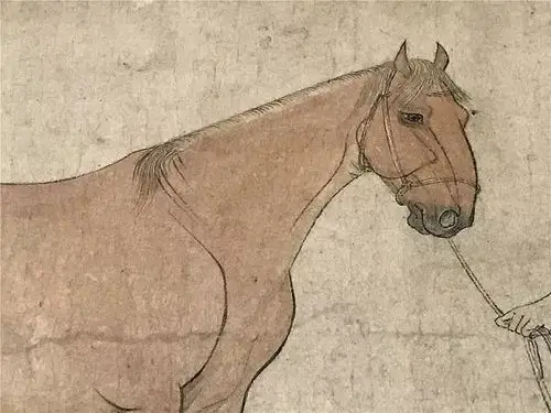 李公麟 《五马图》第三匹马"好头赤"局部 中国美术报 图(下同)