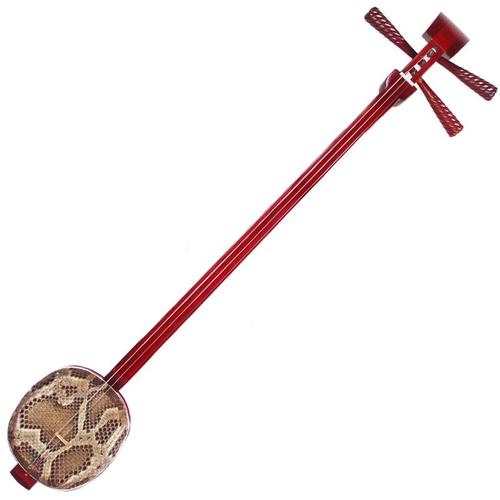 爱琴海中国传统民族弹拨乐器小三弦色木材质手工制作赠配件盒弦花