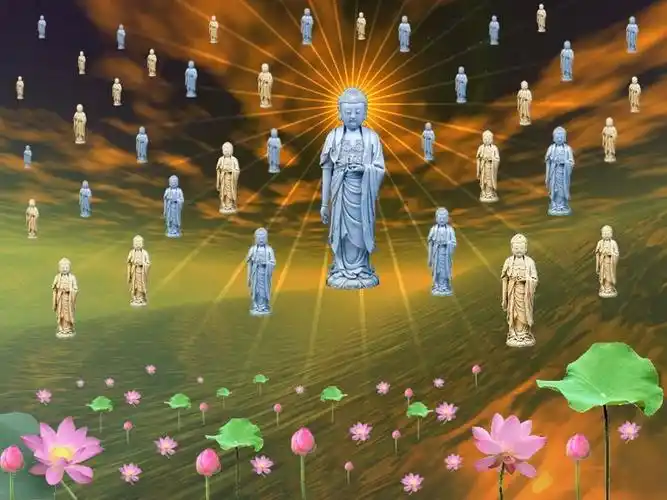 2 经上讲,我们一起心,一动念,七宝池里面就长一朵莲花,就一个花苞.