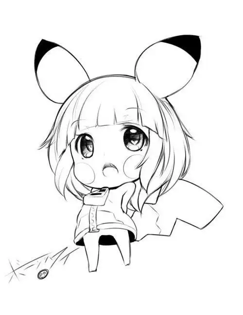 简单的小女孩画法 你get到了吗怎么画简笔画教程绘画吧-画画