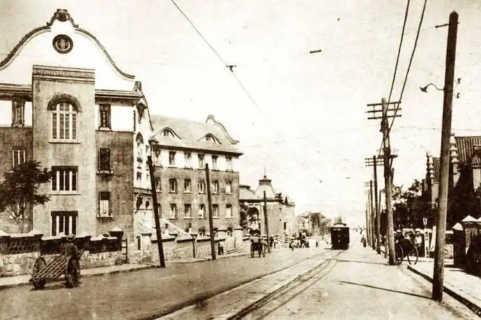 历史老照片1924年的大连建筑多数还在使用中