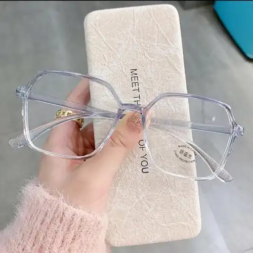 辣绿色近视眼镜女韩系超轻大框素颜显瘦小红