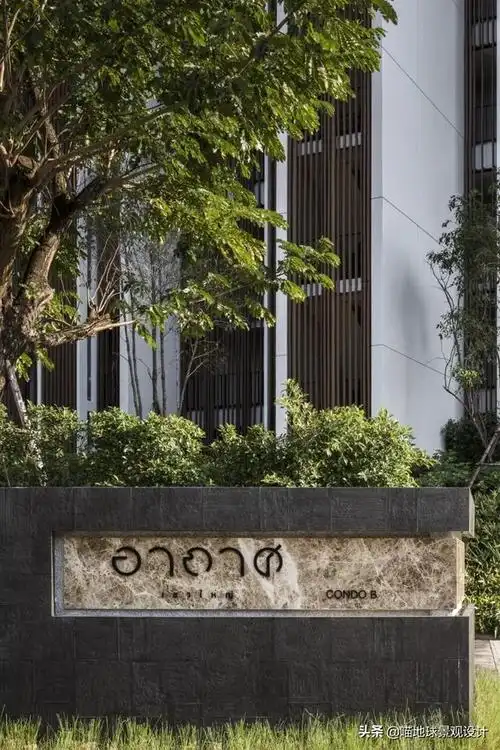 70款入口logo景墙设计,庭院景墙也可以参考