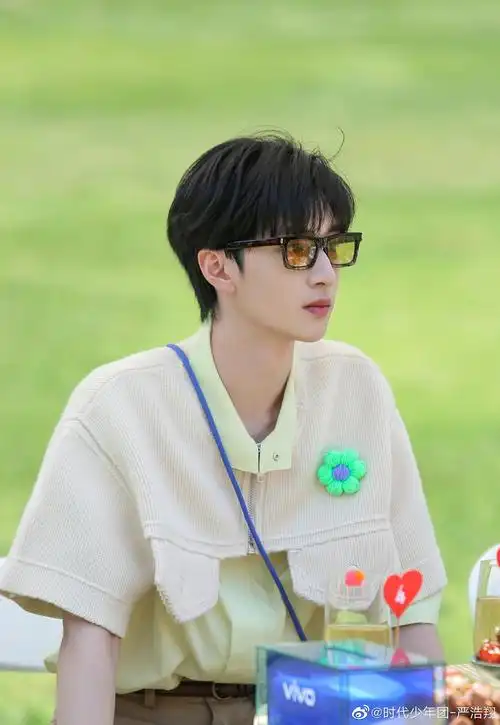 严浩翔颜值:严浩翔的脸线条流畅,美丽得宛如天体运行.我也.