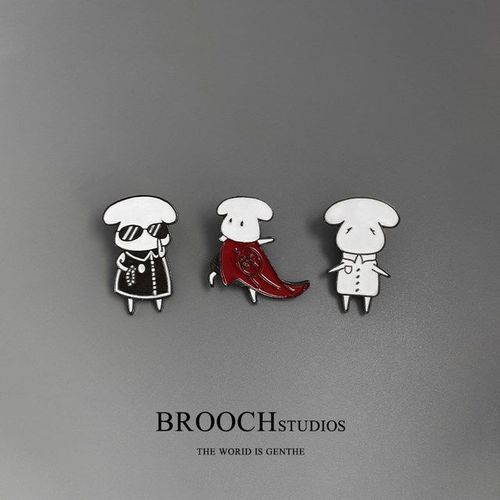 易烊千玺小饰品胸针一只羊童趣易只羊徽章别针胸针卡通书包扣