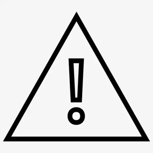 危险禁止标志黑色感叹号