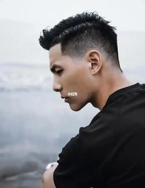 男士立体三七分短发