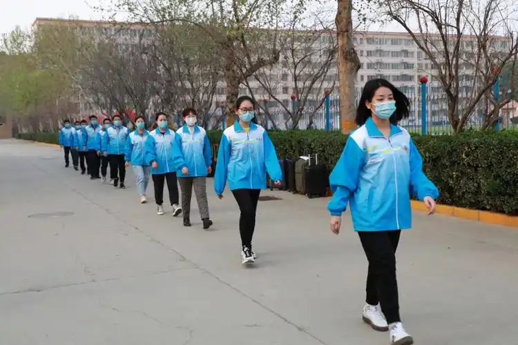 石家庄精英中学举行高三开学疫情防控演练