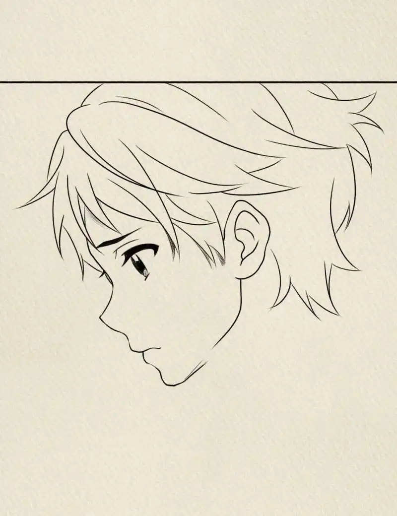 少年也终将成为宝藏 #动漫男头# #男头# #铅笔画# #男生头像# #寻找