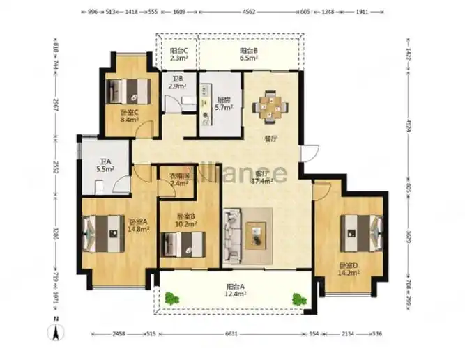 花语江南,一梯一户,二是小,欢迎来石欠