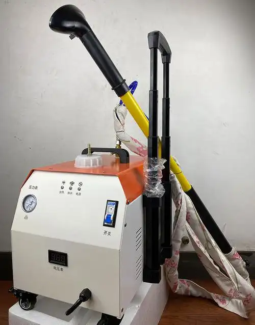 全自动熨窗帘熨蒸汽斗拉杆式自带水箱节能锅炉 3500瓦蒸汽挂烫机 白色