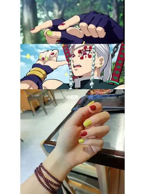 被美甲师嘲笑了,但是做出来效果巨棒,各种光线下都显白,这个绿稍微和