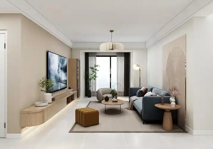 宝山区保利叶上海118平北欧三房两厅一厨两卫一阳台装修效果图 - 统帅