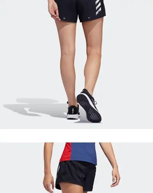 阿迪达斯官网 adidas run it short 3s 女装夏季跑步运动短裤fp7537