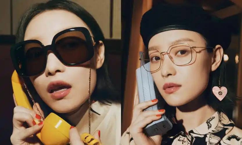 gucci 2021 秋冬眼镜广告形象大片释出