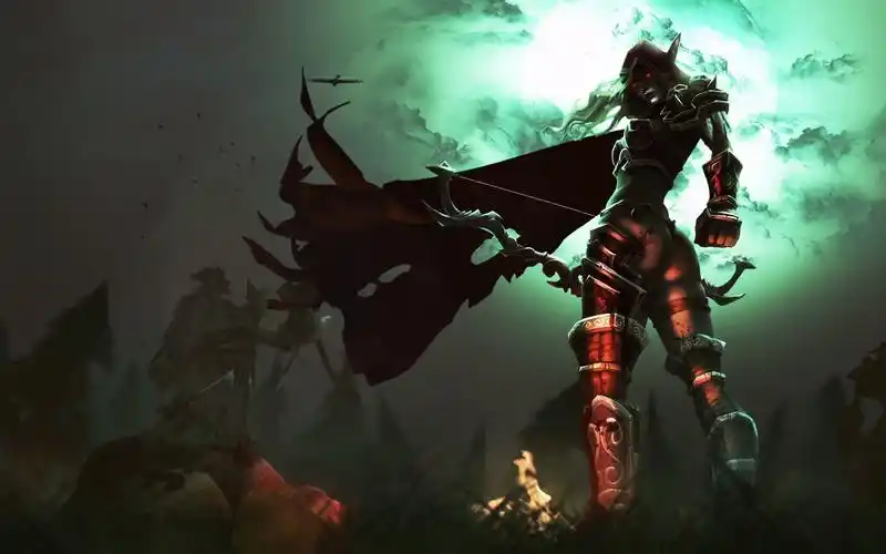 动态壁纸 - 魔兽世界 - 希尔瓦娜斯 - ai高清修复