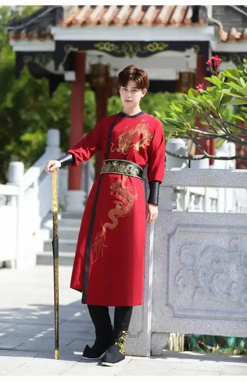 明朝汉服男装锦衣卫飞鱼服古装长袍表演服影视男锦衣之下同款武侠捕快