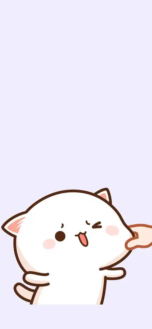蜜桃猫可爱背景图 小仙女专属