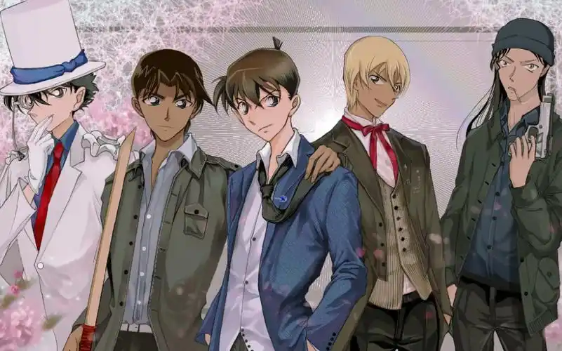 绘画过程侦探男团出道图快来看看有你本命吗名侦探柯南板绘过程