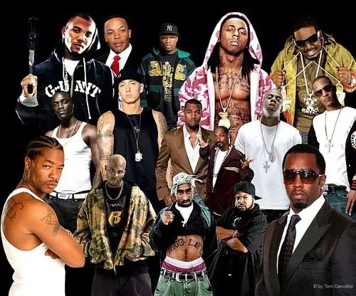 说唱,求图片上所有人的名字