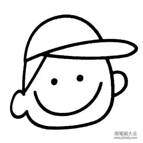 小孩头像简笔画教程步骤集