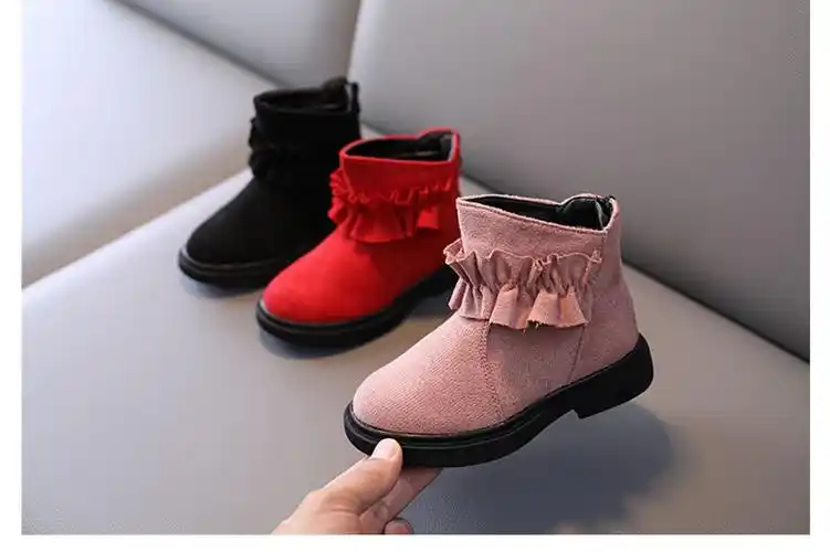 儿童靴子女童马丁靴2020年秋款公主短靴中大童时尚软底小女孩单靴