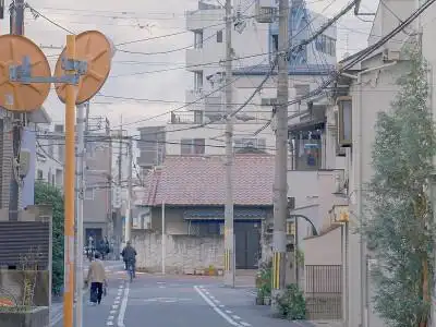 背景.日本街道.