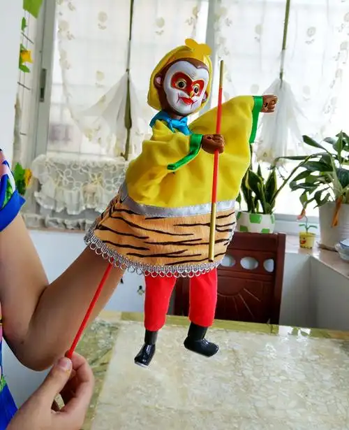 玩偶布袋木偶齐天大圣孙悟空掌中旋转儿童益智特色木偶