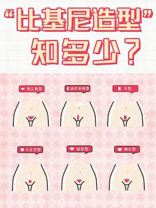 部位的脱毛造型各式各样这两年【比基尼造型】成为众多女性的热门选择