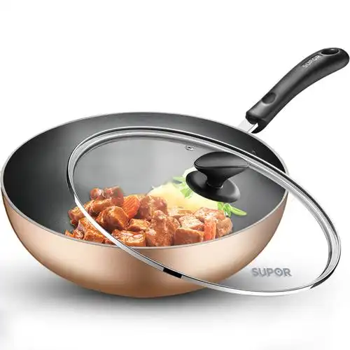 这款苏泊尔炒锅选择优质铝合金