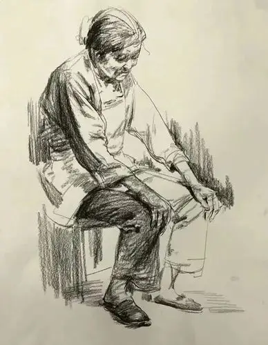 他中央美院清华中国美院速写单科均第一