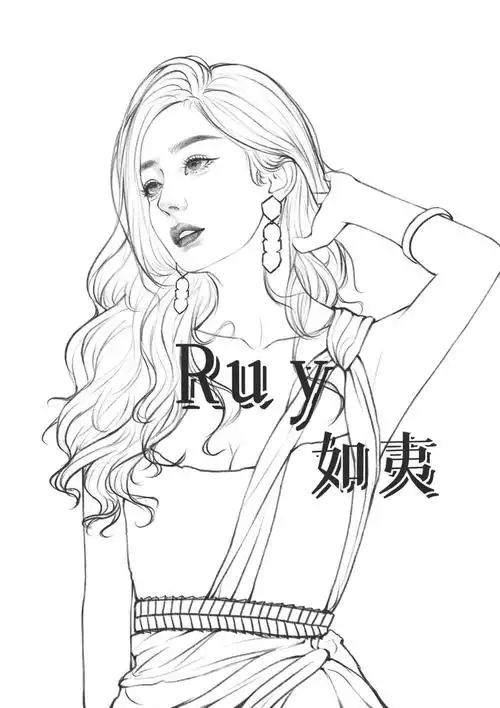 procreate绘画  #线稿  #杨幂