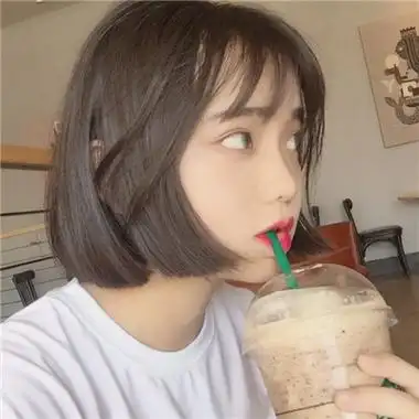 qq女生头像短发韩版高清大图