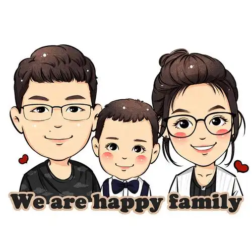 全家福漫画像|动漫|单幅漫画|黄哦哦仙女 - 原创作品 - 站酷 (zcool)